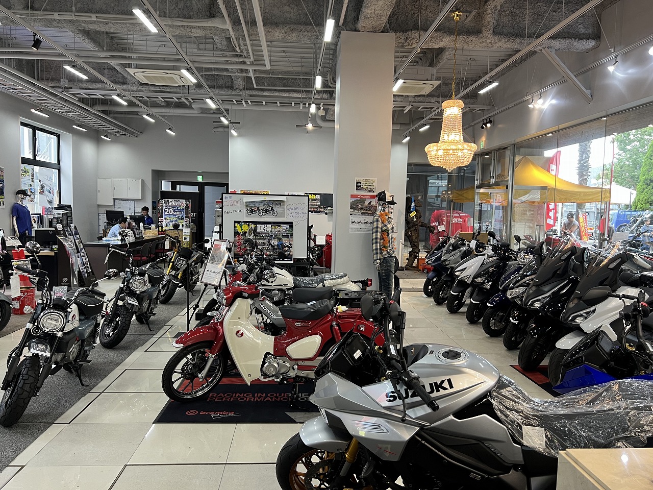 1階は原付・スクーター展示中★