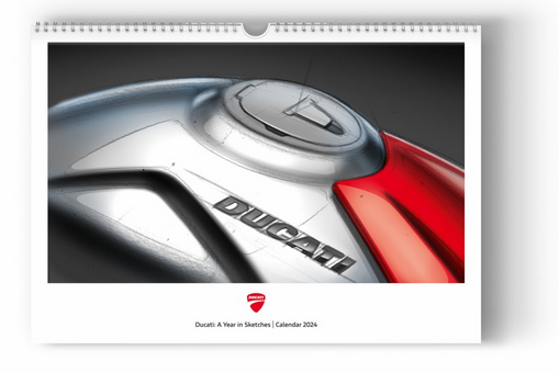 期間限定価格！ DUCATI カレンダー 2024年 【ドゥカティの2024ニュー