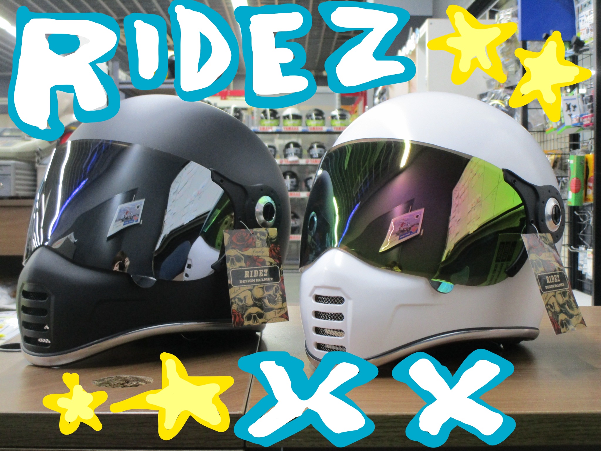 NEWヘルメットRIDEZ XX☆ [最新情報] | U-MEDIA (ユーメディア) | -  中古バイク・新車バイク探しの決定版！神奈川・東京でバイク探すならユーメディア！