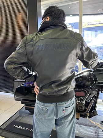 11,499円Harley-Davidsonボア付きレザージャケット