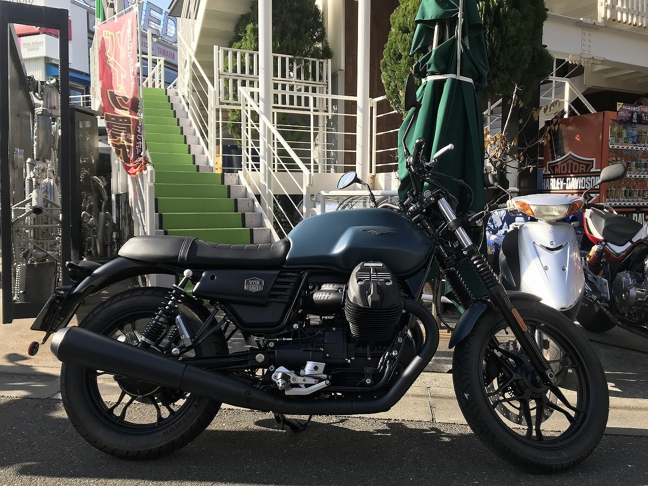 モトグッチのニューモデル V7 ストーンナイトパックをご納車させて頂きました 最新情報 U Media ユーメディア 中古バイク 新車バイク探しの決定版 神奈川 東京でバイク探すならユーメディア